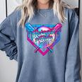 Respect The Drip Baseball Ice Cream For Kids Boys Youth Comfort Colors Sweatshirt Denim Respect The Drip Baseball Ice Cream For Kids Boys Youth Comfort Colors Sweatshirt Denim
