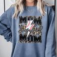 Retro Baseball Mom Mama Baseball Life Mother's Day Baseball Premium Tri-Blend Comfort Colors Sweatshirt Denim Retro Baseball Mom Mama Baseball Life Mother's Day Baseball Premium Tri-Blend Comfort Colors Sweatshirt Denim