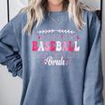 Retro Groovy Baseball Bruh Proud Baseball Mom Comfort Colors Sweatshirt Denim Retro Groovy Baseball Bruh Proud Baseball Mom Comfort Colors Sweatshirt Denim