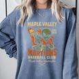 Retro Minor League Maple Valley Martians Baseball Club Comfort Colors Sweatshirt Denim Retro Minor League Maple Valley Martians Baseball Club Comfort Colors Sweatshirt Denim