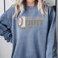 Rub Some Dirt On It Baseball Comfort Colors Sweatshirt Denim