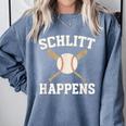 Schlitt Happens Baseball Apparel Love The Bronx Comfort Colors Sweatshirt Denim Schlitt Happens Baseball Apparel Love The Bronx Comfort Colors Sweatshirt Denim