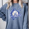 School Spirit Panthers Panther Pride Baseball Mom For Women Comfort Colors Sweatshirt Denim School Spirit Panthers Panther Pride Baseball Mom For Women Comfort Colors Sweatshirt Denim
