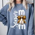 Senior Baseball Mom Class Of 2026 Player Graduation Grad Comfort Colors Sweatshirt Denim Senior Baseball Mom Class Of 2026 Player Graduation Grad Comfort Colors Sweatshirt Denim
