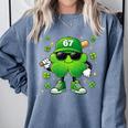 Shamrocks Playing Baseball St Patricks Day 6 7 Meme Men Boys Comfort Colors Sweatshirt Denim Shamrocks Playing Baseball St Patricks Day 6 7 Meme Men Boys Comfort Colors Sweatshirt Denim