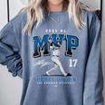 Shohei Ohtani 2025 NL MVP Los Angeles Baseball MLBPA Comfort Colors Sweatshirt Denim Shohei Ohtani 2025 NL MVP Los Angeles Baseball MLBPA Comfort Colors Sweatshirt Denim