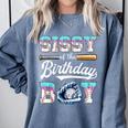 Sissy Of The Birthday Boy Baseball Ice Cream Drip Matching Comfort Colors Sweatshirt Denim Sissy Of The Birthday Boy Baseball Ice Cream Drip Matching Comfort Colors Sweatshirt Denim