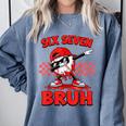 Six Seven 67 Bruh Baseball Valentine’s Day Teens Boys Kids Comfort Colors Sweatshirt Denim Six Seven 67 Bruh Baseball Valentine’s Day Teens Boys Kids Comfort Colors Sweatshirt Denim