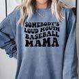 Somebody's Loud Mouth Baseball Mama Baseball Mom Comfort Colors Sweatshirt Denim Somebody's Loud Mouth Baseball Mama Baseball Mom Comfort Colors Sweatshirt Denim