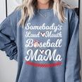 Somebody's Loudmouth Baseball Mom Mothers Day Baseball Comfort Colors Sweatshirt Denim Somebody's Loudmouth Baseball Mom Mothers Day Baseball Comfort Colors Sweatshirt Denim
