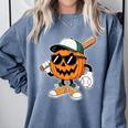 Spooky Jack O Lantern Baseball Halloween Costumes Boys Comfort Colors Sweatshirt Denim Spooky Jack O Lantern Baseball Halloween Costumes Boys Comfort Colors Sweatshirt Denim