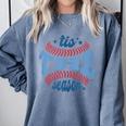 Spring 2024 Season Cute Baseball Mom It Is The Season Comfort Colors Sweatshirt Denim Spring 2024 Season Cute Baseball Mom It Is The Season Comfort Colors Sweatshirt Denim