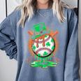 St Patrick Day Baseball Drip Ice Cream Kids Boys Men Comfort Colors Sweatshirt Denim St Patrick Day Baseball Drip Ice Cream Kids Boys Men Comfort Colors Sweatshirt Denim