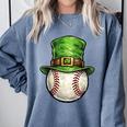 St Patricks Day Baseball Player Leprechaun Hat Men Boys Kids Comfort Colors Sweatshirt Denim St Patricks Day Baseball Player Leprechaun Hat Men Boys Kids Comfort Colors Sweatshirt Denim