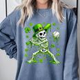 St Patricks Day Baseball Skeleton Irish Leprechaun Hat Boys Comfort Colors Sweatshirt Denim St Patricks Day Baseball Skeleton Irish Leprechaun Hat Boys Comfort Colors Sweatshirt Denim