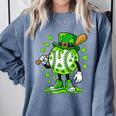 St Patricks Day Shamrock Baseball Drip Icecream Irish Boys Comfort Colors Sweatshirt Denim St Patricks Day Shamrock Baseball Drip Icecream Irish Boys Comfort Colors Sweatshirt Denim