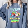 Stepdad Of The Birthday Boy Baseball Football Colorful Comfort Colors Sweatshirt Denim Stepdad Of The Birthday Boy Baseball Football Colorful Comfort Colors Sweatshirt Denim