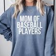 Stressed Baseball Mom Son Daughter Proud Mother's Day Comfort Colors Sweatshirt Denim