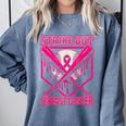 Strike Out Breast Cancer Baseball Ice Cream Drip Comfort Colors Sweatshirt Denim Strike Out Breast Cancer Baseball Ice Cream Drip Comfort Colors Sweatshirt Denim