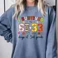 I Survived 6733 Days Baseball Football Softball 3rd Grade Comfort Colors Sweatshirt Denim I Survived 6733 Days Baseball Football Softball 3rd Grade Comfort Colors Sweatshirt Denim