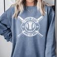 I Teach My Kids To Hit & Steal Baseball Mom Comfort Colors Sweatshirt Denim I Teach My Kids To Hit & Steal Baseball Mom Comfort Colors Sweatshirt Denim