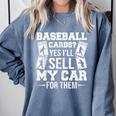 Trading Card Collector Cardboard Baseball Card Collector Comfort Colors Sweatshirt Denim Trading Card Collector Cardboard Baseball Card Collector Comfort Colors Sweatshirt Denim