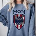 USA Mum Mother's Day Baseball Mom Comfort Colors Sweatshirt Denim USA Mum Mother's Day Baseball Mom Comfort Colors Sweatshirt Denim