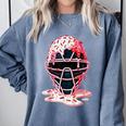 Valentine Baseball Catcher Mask Ice Cream Drip Tee For Boys Comfort Colors Sweatshirt Denim Valentine Baseball Catcher Mask Ice Cream Drip Tee For Boys Comfort Colors Sweatshirt Denim
