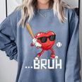 Valentines Bruh Red Heart Playing Baseball Men Boys Kids Comfort Colors Sweatshirt Denim Valentines Bruh Red Heart Playing Baseball Men Boys Kids Comfort Colors Sweatshirt Denim