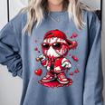 Valentines Day Baseball Drip Ice Cream For Boys Kids Teens Comfort Colors Sweatshirt Denim Valentines Day Baseball Drip Ice Cream For Boys Kids Teens Comfort Colors Sweatshirt Denim