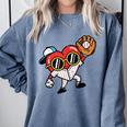 Valentines Day Baseball Heart Gloves Cute Boys Kid Youth Men Comfort Colors Sweatshirt Denim Valentines Day Baseball Heart Gloves Cute Boys Kid Youth Men Comfort Colors Sweatshirt Denim