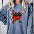 Valentines Day Baseball Red Heart Love Boys Kids Tee Comfort Colors Sweatshirt Denim Valentines Day Baseball Red Heart Love Boys Kids Tee Comfort Colors Sweatshirt Denim