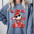 Valentines Day Baseball Six Seven 67 Meme Heart Baseball Dab Comfort Colors Sweatshirt Denim Valentines Day Baseball Six Seven 67 Meme Heart Baseball Dab Comfort Colors Sweatshirt Denim
