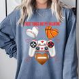 Valentines Day Boys Men Hearts Gaming Football Baseball Love Premium Tri-Blend Comfort Colors Sweatshirt Denim Valentines Day Boys Men Hearts Gaming Football Baseball Love Premium Tri-Blend Comfort Colors Sweatshirt Denim