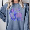 I Will Be Waiting For You At Home Baseball Softball Catcher Comfort Colors Sweatshirt Denim I Will Be Waiting For You At Home Baseball Softball Catcher Comfort Colors Sweatshirt Denim