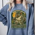 Winston-Salem Werewolves Minor League Baseball Club Comfort Colors Sweatshirt Denim