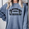 The Witching Hour When Wins Become Losses Baseball Premium Tri-Blend Comfort Colors Sweatshirt Denim