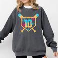 10 Years Old 10th Birthday Baseball Ice Cream Dripping Boys Comfort Colors Sweatshirt Pepper 10 Years Old 10th Birthday Baseball Ice Cream Dripping Boys Comfort Colors Sweatshirt Pepper