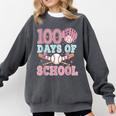 100 Days Of School Baseball 100th Day Of School Girls Comfort Colors Sweatshirt Pepper 100 Days Of School Baseball 100th Day Of School Girls Comfort Colors Sweatshirt Pepper
