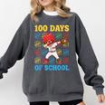 100 Days Of School Baseball Bat 100th Day Of School Boys Comfort Colors Sweatshirt Pepper