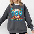 100 Days Of School Baseball Drip Boys 100th Day Of School Comfort Colors Sweatshirt Pepper