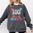 100 Days Of School Baseball Ice Cream Drip 100th Day School Comfort Colors Sweatshirt Pepper 100 Days Of School Baseball Ice Cream Drip 100th Day School Comfort Colors Sweatshirt Pepper