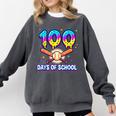 100 Days Of School Baseball Ice Cream Drip Kids Boys Teacher Comfort Colors Sweatshirt Pepper