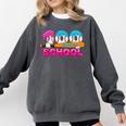 100 Days Of School Baseball Ice Cream Drip For Teacher Kid Comfort Colors Sweatshirt Pepper
