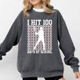 100 Days Of School Boys Kids 100th Day Balls For Baseball Comfort Colors Sweatshirt Pepper 100 Days Of School Boys Kids 100th Day Balls For Baseball Comfort Colors Sweatshirt Pepper