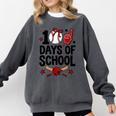 100 Days Of School Coquette Bow Baseball 100th Day Girl Kid Comfort Colors Sweatshirt Pepper