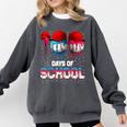 100 Days Of School Dripping Baseball 100th Day Teacher Boy Comfort Colors Sweatshirt Pepper
