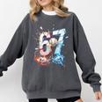 6 7 Baseball Six Seven Meme 67 Hands Kids Men Women Comfort Colors Sweatshirt Pepper 6 7 Baseball Six Seven Meme 67 Hands Kids Men Women Comfort Colors Sweatshirt Pepper