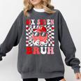 6 7 Bruh Six Seven Valentine Heart Baseball Comfort Colors Sweatshirt Pepper 6 7 Bruh Six Seven Valentine Heart Baseball Comfort Colors Sweatshirt Pepper