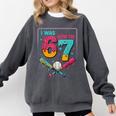 I Was 6 Now Im 7 Ice Cream Drip Baseball For Men Women Kids Comfort Colors Sweatshirt Pepper I Was 6 Now Im 7 Ice Cream Drip Baseball For Men Women Kids Comfort Colors Sweatshirt Pepper